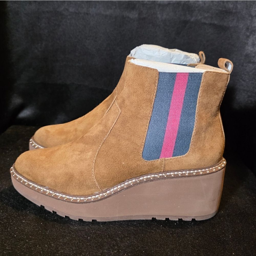 Cecelia New York Tan Ankle Boots Womens 8 - Picture 5 of 9
